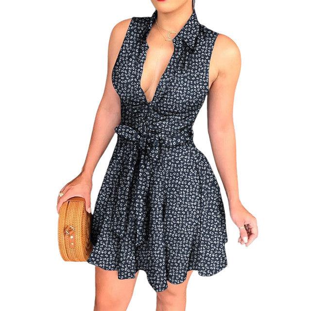 black polka dot dress Vintage Womens Dress